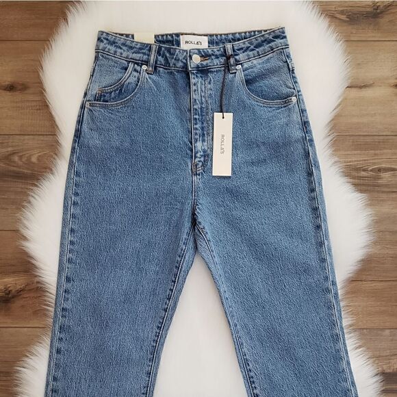 Rolla's Dusters High Rise Denim Jeans In Cindy Blue Size 31 NWT - Picture 11 of 16